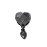 Crocs Punk Gunmetal Heart unisex