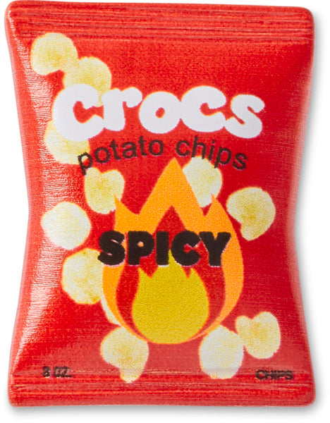 Crocs Red Chip Bag unisex Cipődísz
