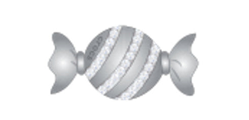 Crocs Silver SMT Gem Candy Piece unisex