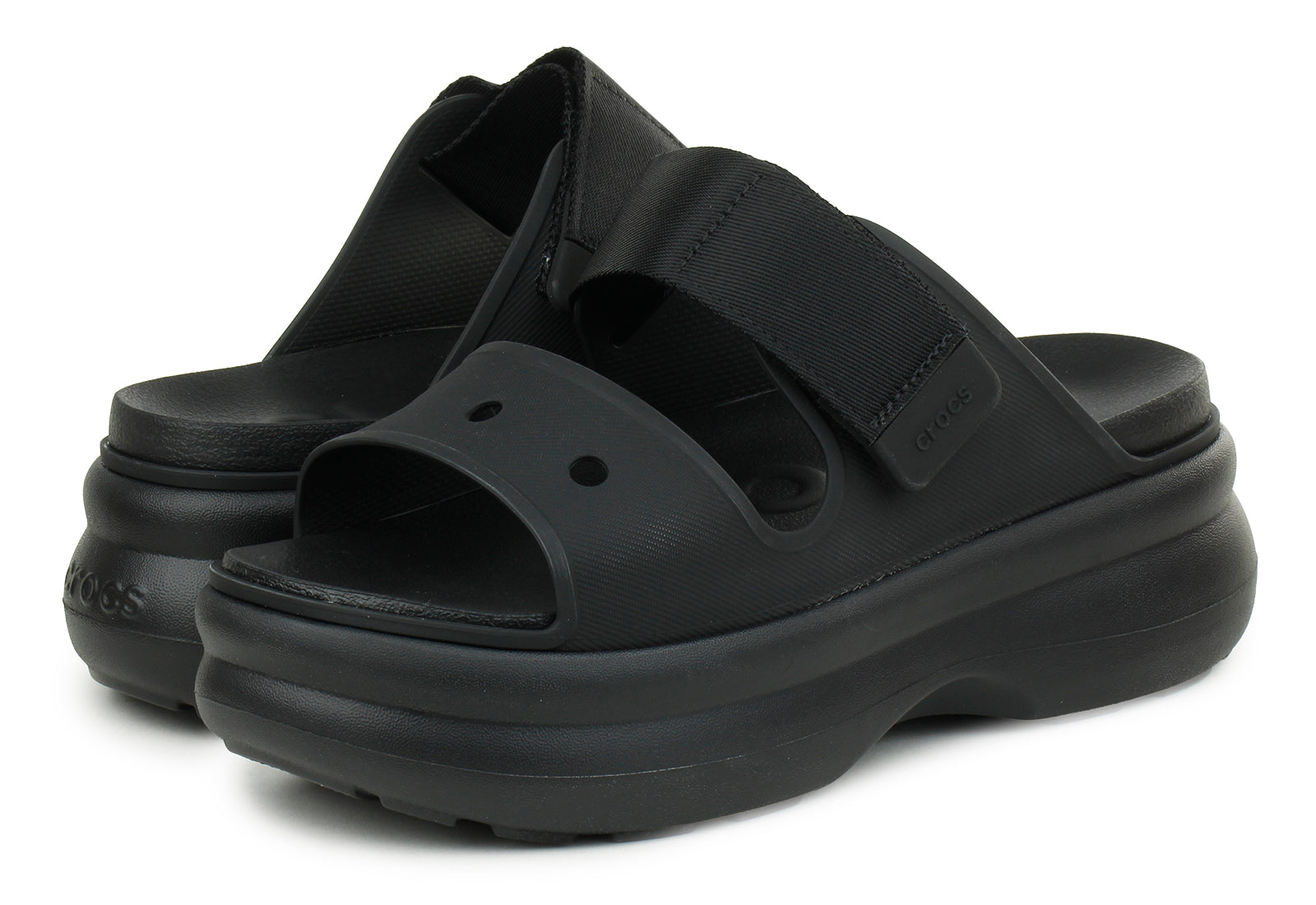 Crocs Soho Two Strap Sandal fekete női papucs