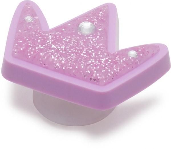 Crocs Tiny Purple Glitter Crown unisex