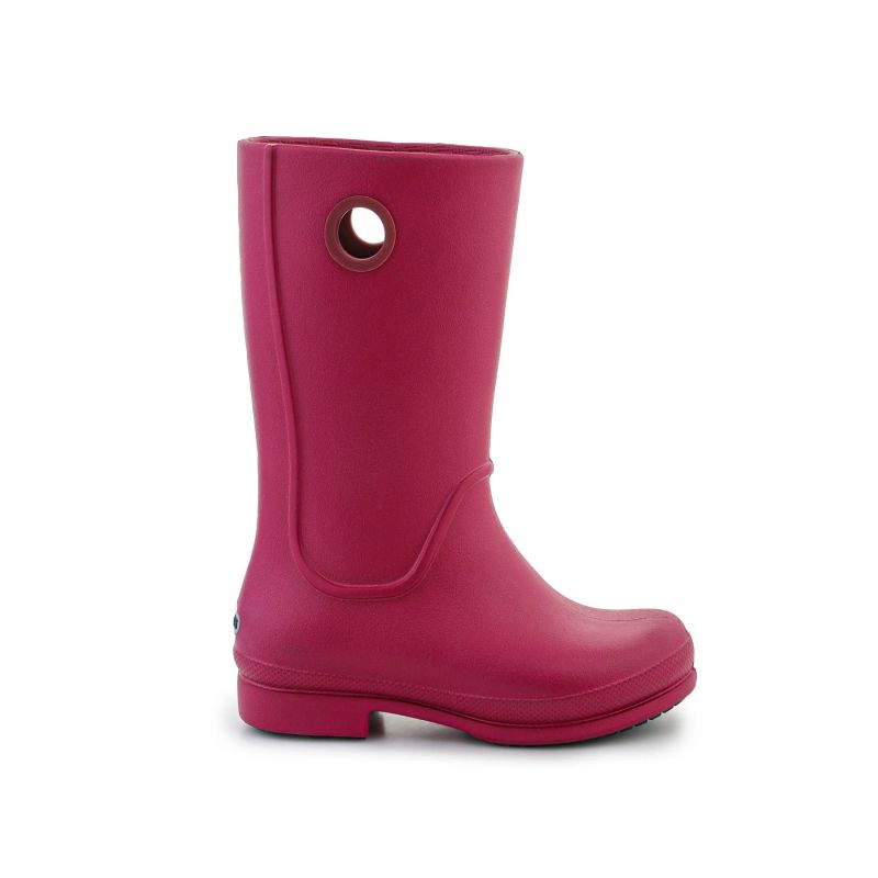 Crocs Wellie Rain Boot Girl Pomegranate 50004-00209