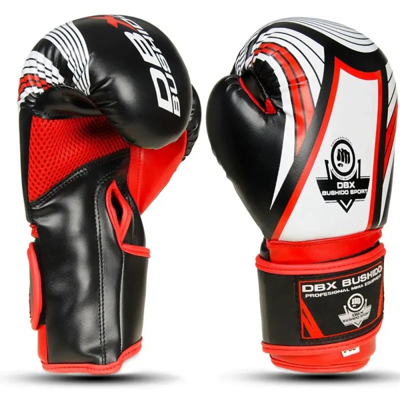 DBX Bushido 6oz for Kids - Junior piros boxkesztyű