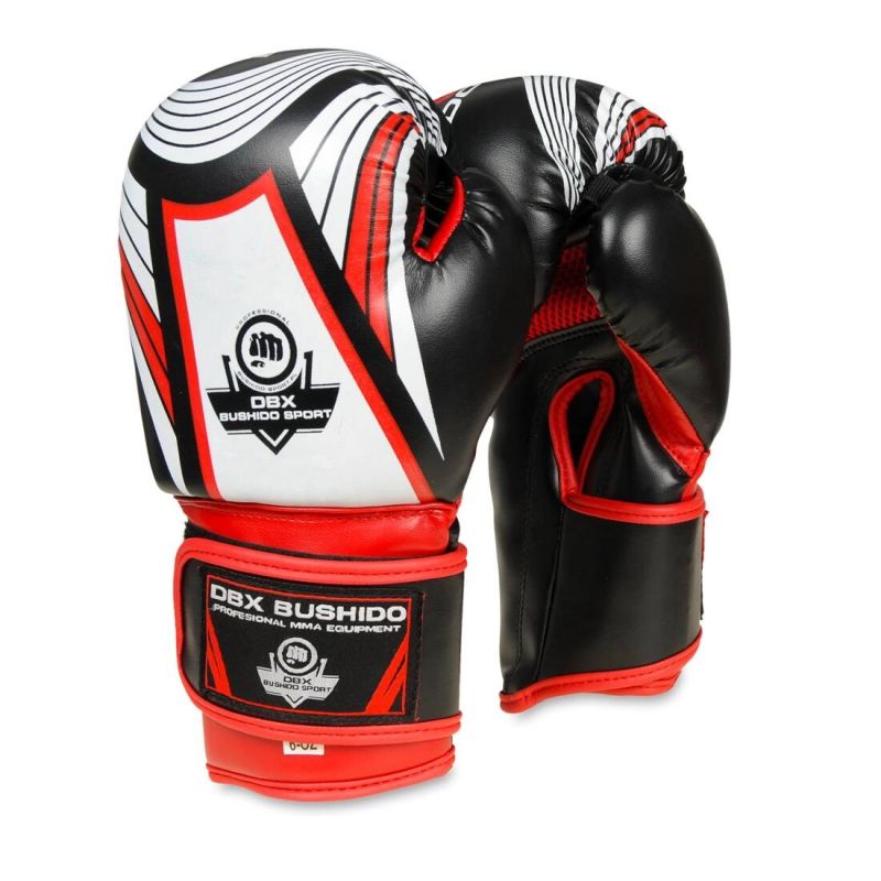 DBX Bushido 6oz for Kids - Junior piros boxkesztyű