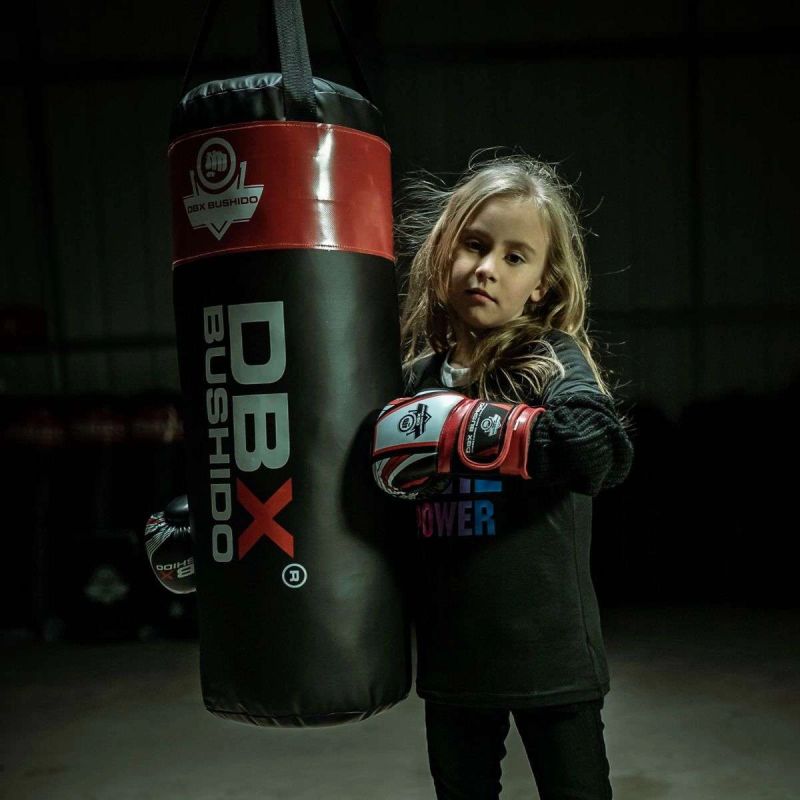 DBX Bushido 6oz for Kids - Junior piros boxkesztyű