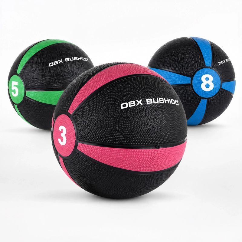 dbx bushido Anti-slip rubber medicine ball | DBX-Medball-3kg
