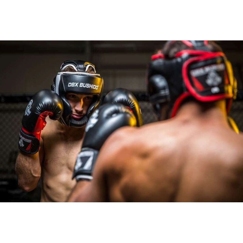 DBX Bushido Boxing Helmet - Phantom White fehér védőfelszerelés