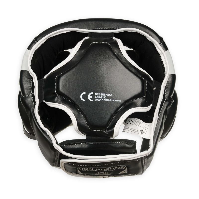 DBX Bushido Boxing Helmet - Phantom White fehér védőfelszerelés