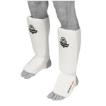 DBX Bushido Flexible Shin Guards - Shinrage White fehér védőfelszerelés