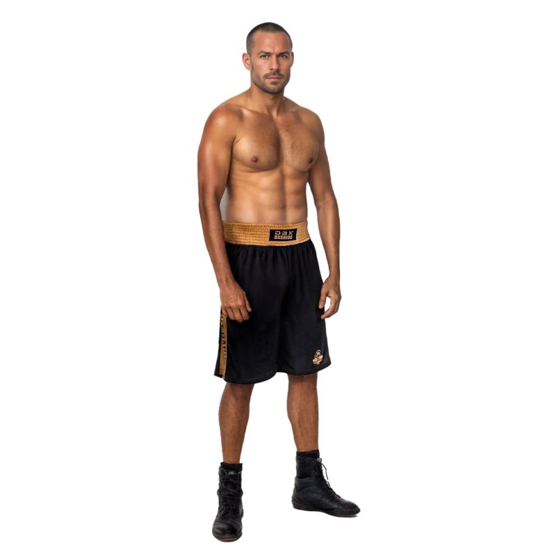 DBX Bushido GOLD training boxing shorts ezüst rövidnadrág
