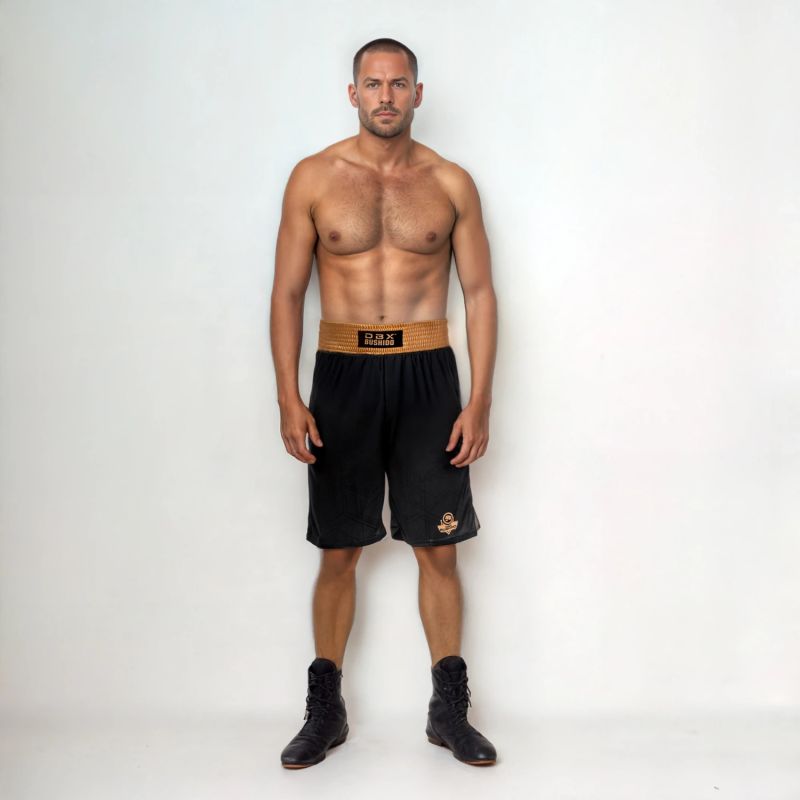 DBX Bushido GOLD training boxing shorts ezüst rövidnadrág