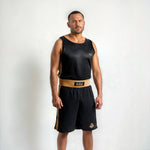 DBX Bushido GOLD training boxing shorts ezüst rövidnadrág