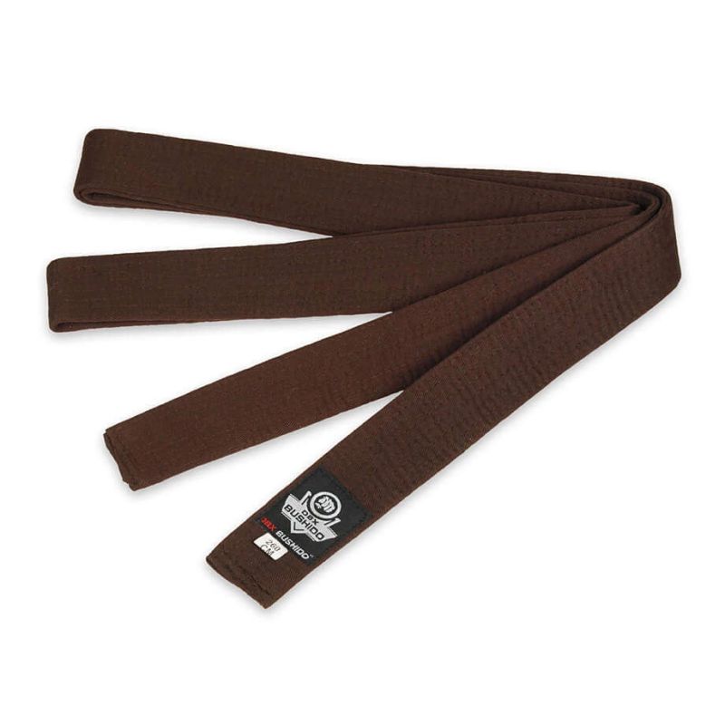 DBX Bushido Karate kimono belt - brown barna deréktáska