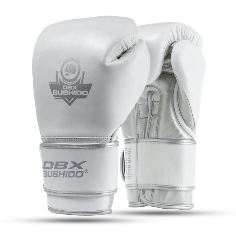 DBX Bushido made of natural leather with multi-layer filling - PLATINUM - Legacy Series boxkesztyű