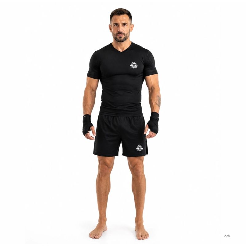DBX Bushido Men’s Muay Thai V1 | férfi rövidnadrág, fekete
