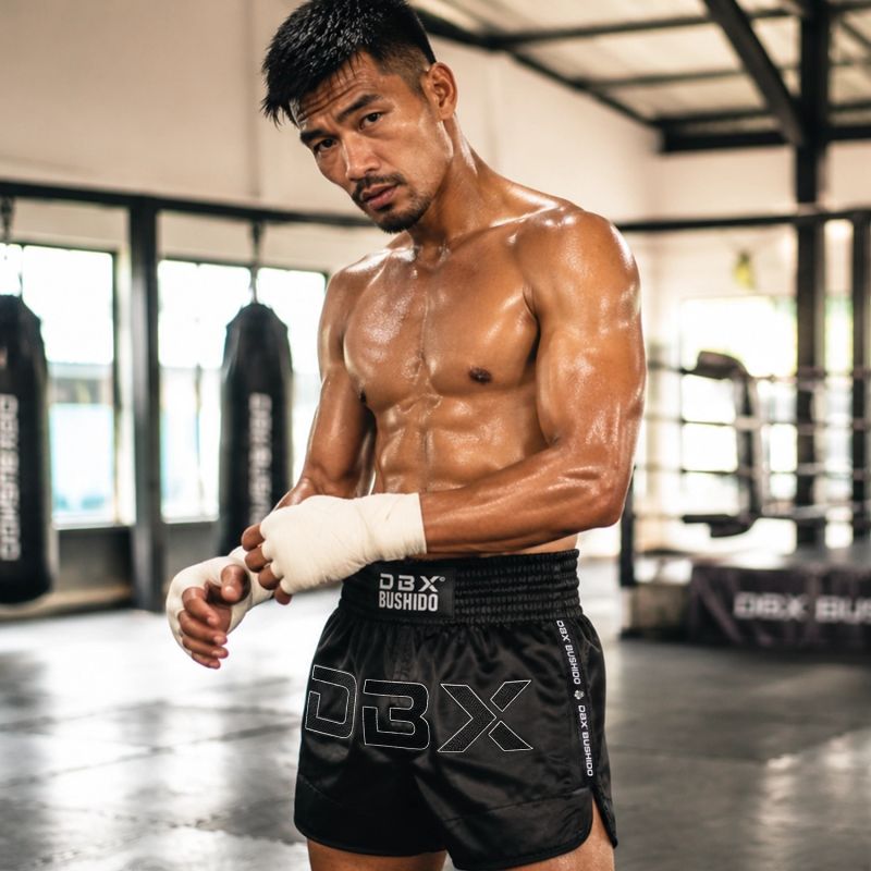 DBX Bushido Men’s Muay Thai V1 | férfi rövidnadrág, fekete