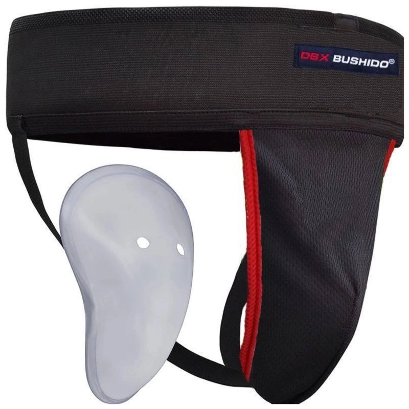 DBX Bushido Men's Suspensor Groin Protector - Black -M fekete védőfelszerelés