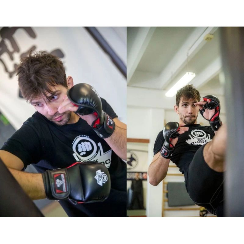 DBX Bushido MMAsparring gloves L/XL - Phantom - Valor Series | piros MMA-Phantom-Red-L/XL