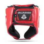 DBX Bushido RED Tournament Boxing Helmet czerwony védőfelszerelés