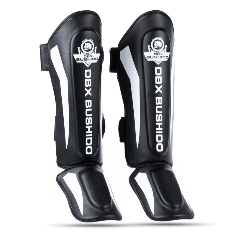 DBX Bushido Shin Guards - Phantom White fehér védőfelszerelés