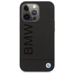 DC Etui BMW iPhone 14 Pro 6,1" czarny/black hardcase Signature Logo Imprint Magsafe fekete táska