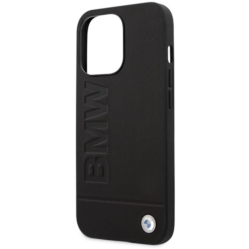 DC Etui BMW iPhone 14 Pro 6,1" czarny/black hardcase Signature Logo Imprint Magsafe fekete táska