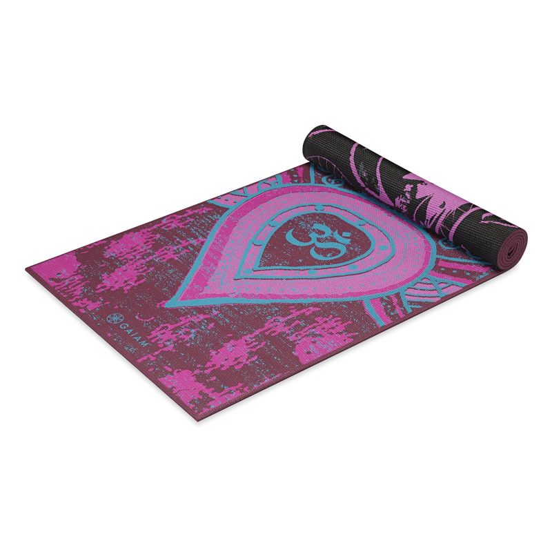 Double-sided yoga mat Gaiam &quot;BE FREE&quot; 6mm 62031 - Sportmania.hu