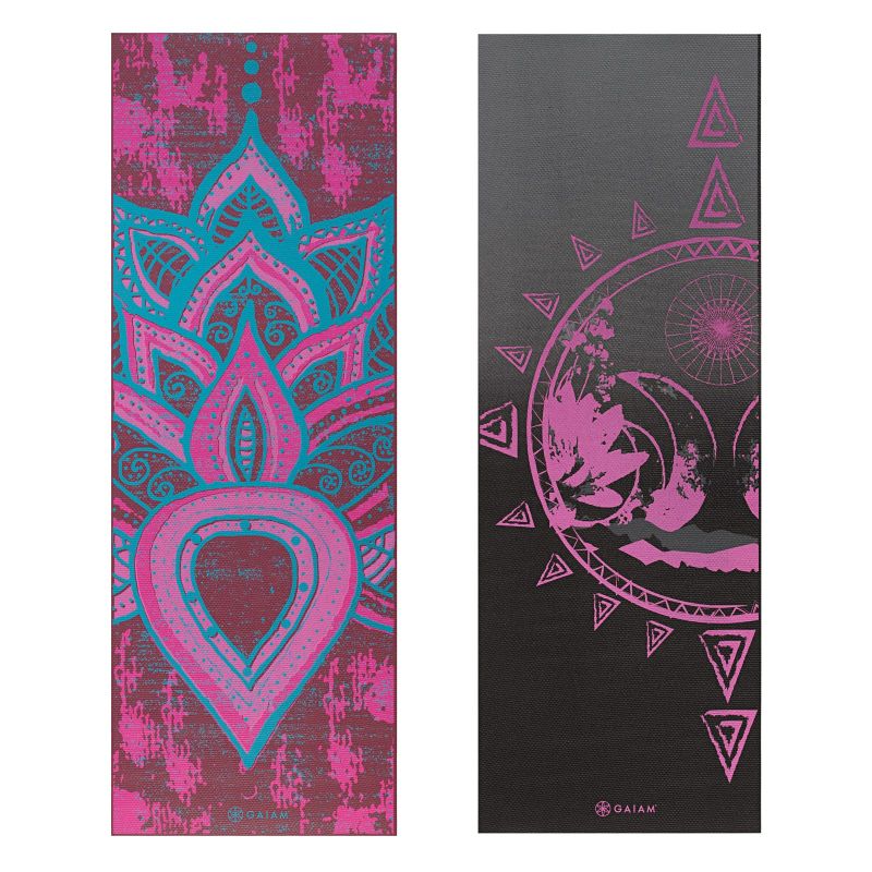 Double-sided yoga mat Gaiam &quot;BE FREE&quot; 6mm 62031 - Sportmania.hu
