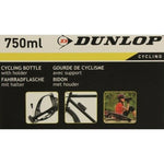 Dunlop 750ml Bicycle Bottle With Cage Black fekete kulacs GSP-275085