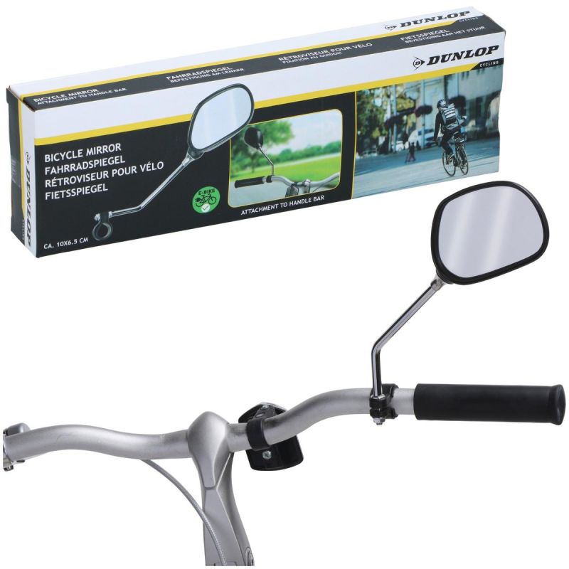 Dunlop ADJUSTABLE BICYCLE MIRROR 27.5x7CM fekete GSP-436203