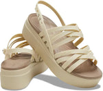 Crocs Brooklyn strappy lowwdg sandals W 206751-2Y2 Cipő Utcai