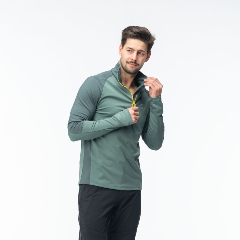 Elbrus Nior sweatshirt kék férfi pulóver