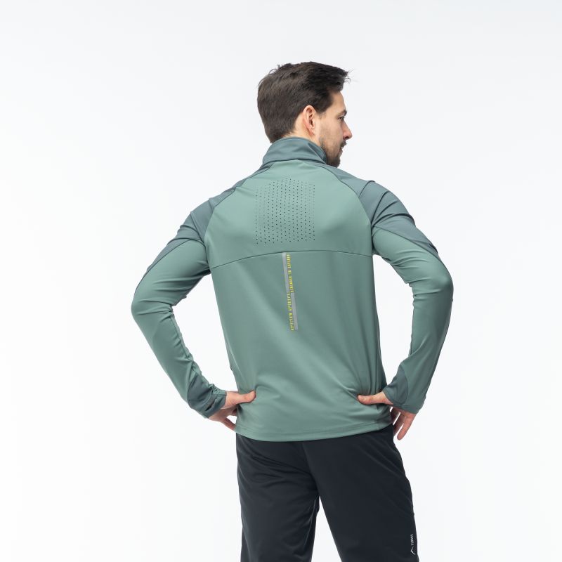 Elbrus Nior sweatshirt kék férfi pulóver