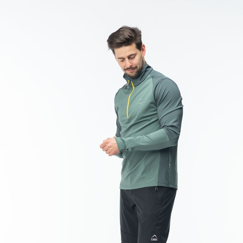 Elbrus Nior sweatshirt kék férfi pulóver