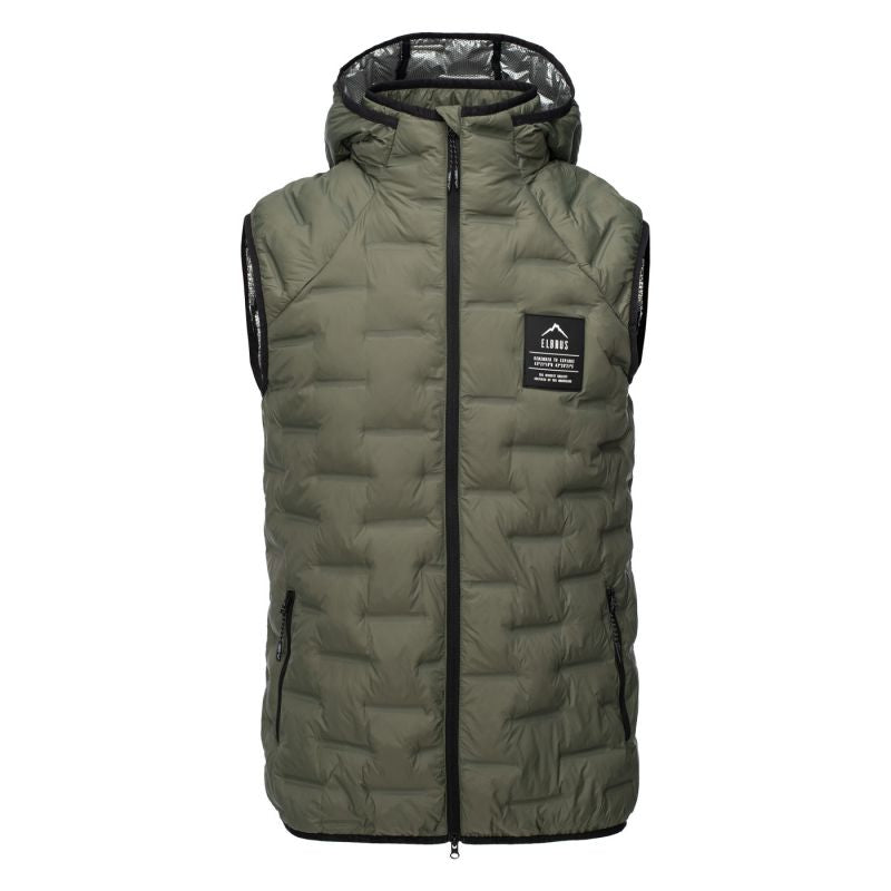 Elbrus quilted vest Huel Vest Primaloft zöld férfi mellény