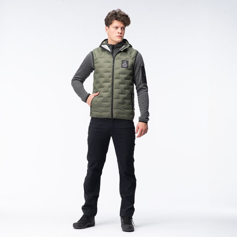 Elbrus quilted vest Huel Vest Primaloft zöld férfi mellény