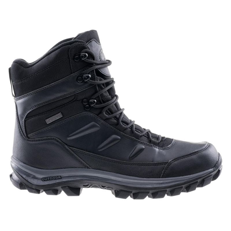 Elbrus Spike Mid Wp fekete cipő férfi