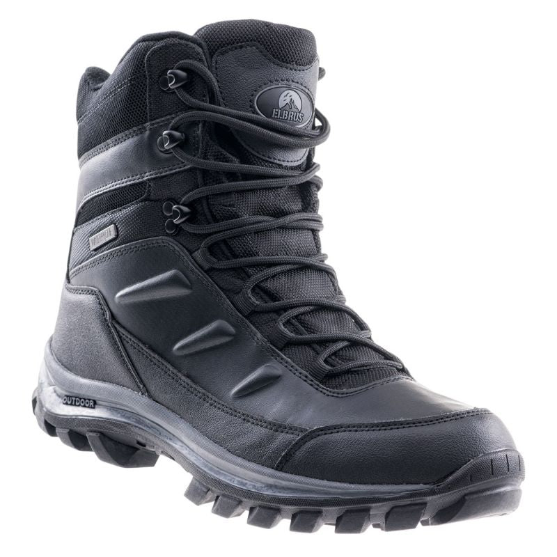 Elbrus Spike Mid Wp fekete cipő férfi