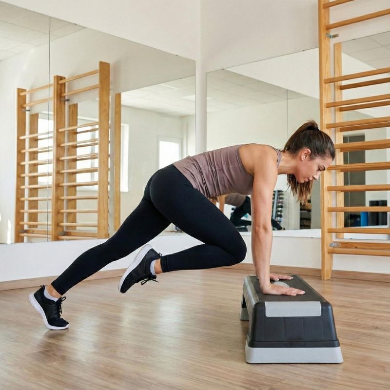 Enero AEROBIC STEP 3-STEP ADJUSTMENT FIT fekete