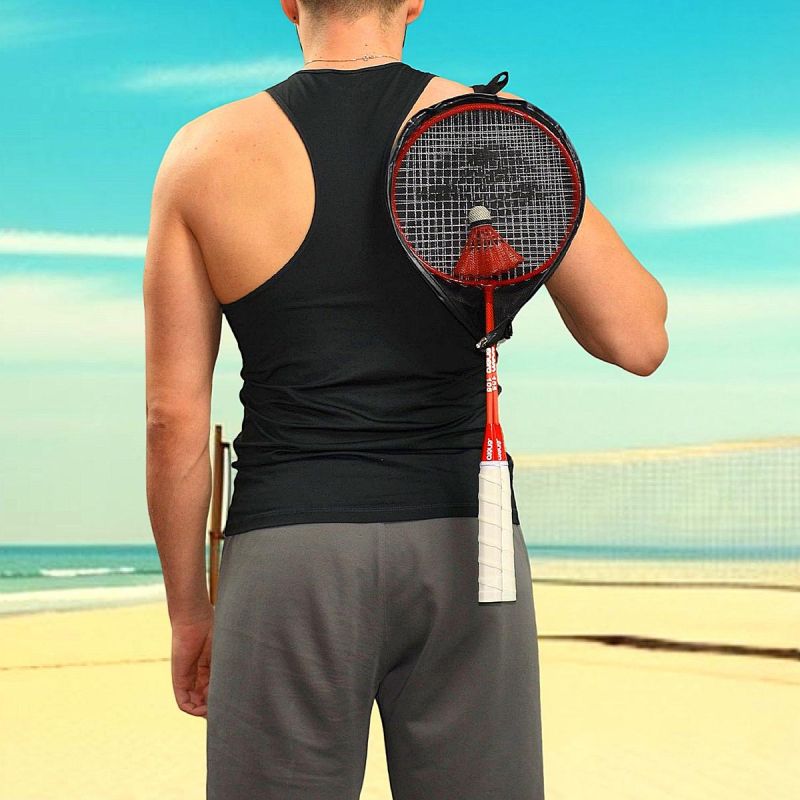 Enero BADMINTON SET IN RED ORANGE 105 CASE narancssárga készlet