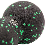 Enero DOUBLE EPP MASSAGE BALL 8CM FIT fekete