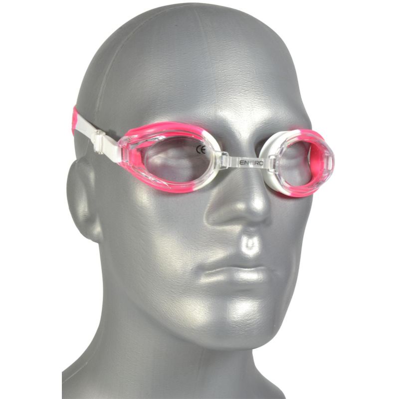 Enero PINK SWIMMING GOGGLES WITH PLUGS rózsaszín úszószemüveg