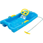 Enero PLASTIC SLEDGE WITH BRAKE AND HANDLEBAR ADAŚ sportfelszerelés, kék