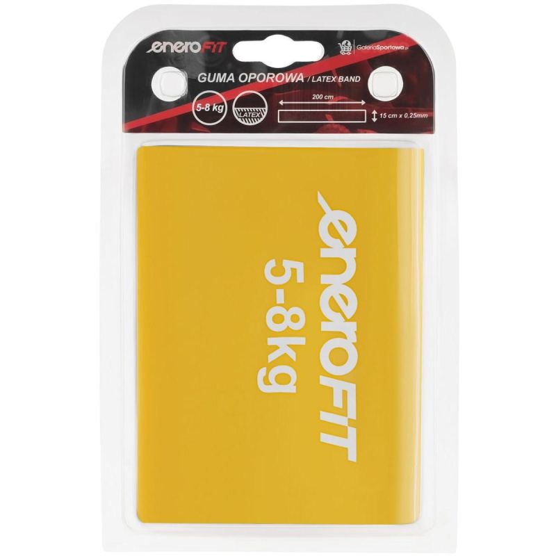 Enero Pro TRAINING TAPE FOR PILATES EXERCISES .25MM 5-8KG YELLOW sárga edzőszalag