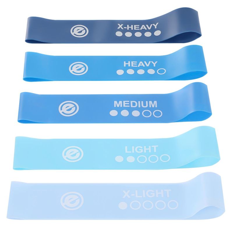 Enero SET OF FITNESS CROSSFIT MINI BLUE BAND 5IN1 FIT kék készlet