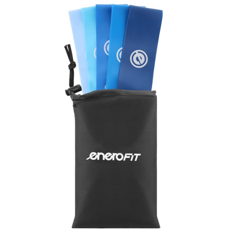 Enero SET OF FITNESS CROSSFIT MINI BLUE BAND 5IN1 FIT kék készlet