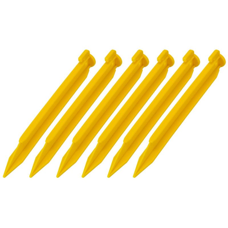 Enero TENT PEGS 22 CM SET 6 PCS PLASTIC CAMP