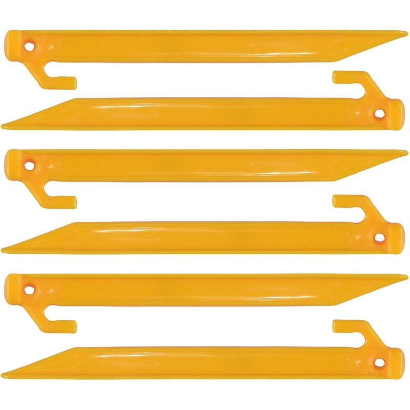 Enero TENT PEGS 22 CM SET 6 PCS PLASTIC CAMP