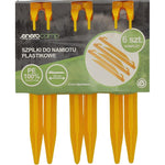 Enero TENT PEGS 22 CM SET 6 PCS PLASTIC CAMP