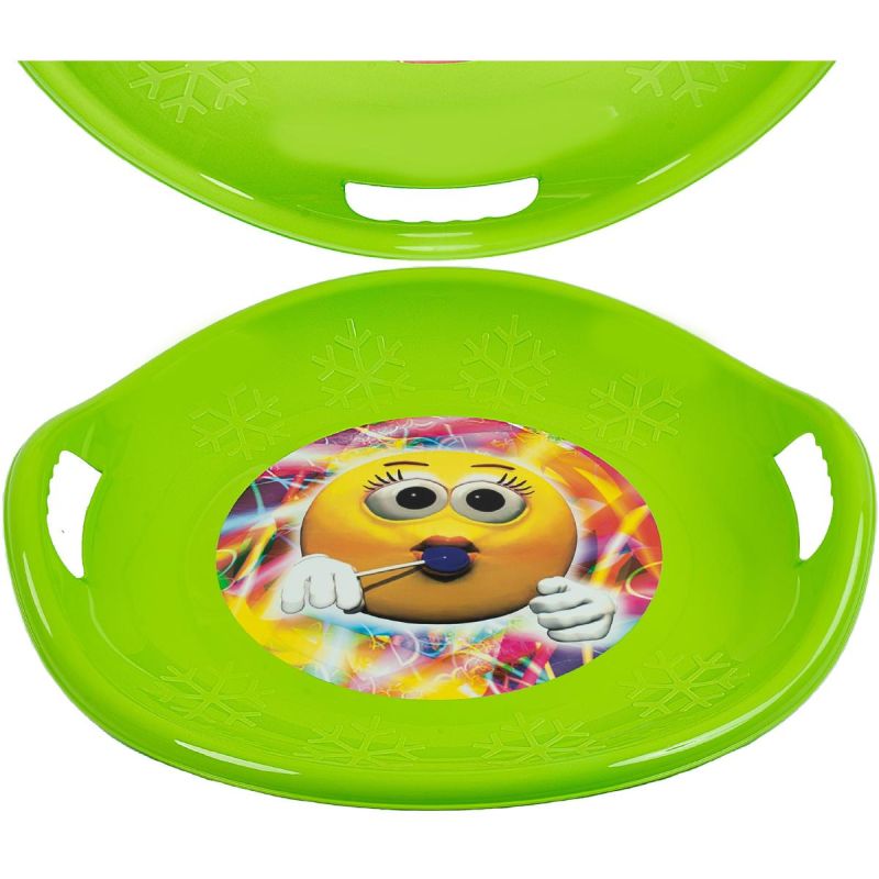 Enero UFO Snow Sledding Disc, Green, Contoured, R.M zöld edzőfelszerelés GSP-1064741